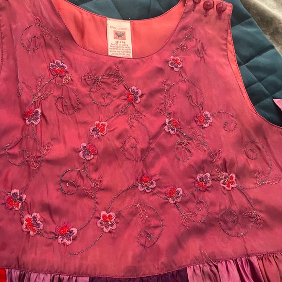 April Cornell Gorgeous unique dress sz 7/8 girls - Picture 5 of 12